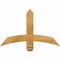 Ekena Millwork Bellingham Rough Sawn Timber Gable Bracket, Western Red Cedar, 36"W x 23"H x 4"D x 4"F, 15/12 Pitch GBW036X23X0404BEL00RWR - alternate 1